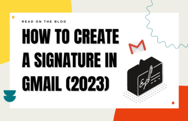 how to create a signature in Gmail