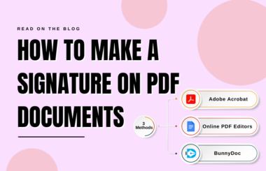 How to Make Signature on PDF