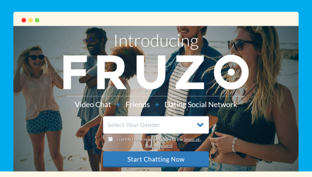 omegle alternatives - FRUZO Video Chat App
