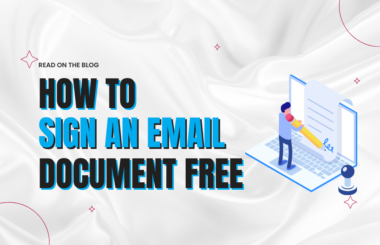 how to sign an email document